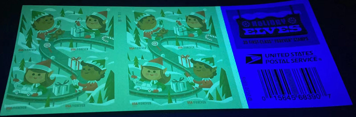 Holiday Elves Forever Postage Stamps - Stamps Co Online