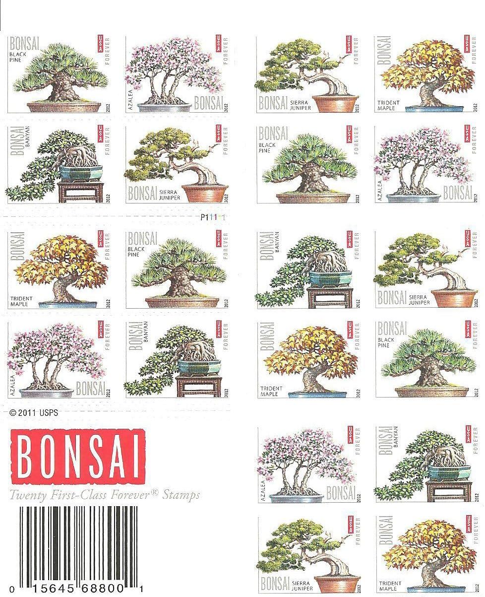 Bonsai Tree Forever First Class Postage Stamps - Stamps Co Online