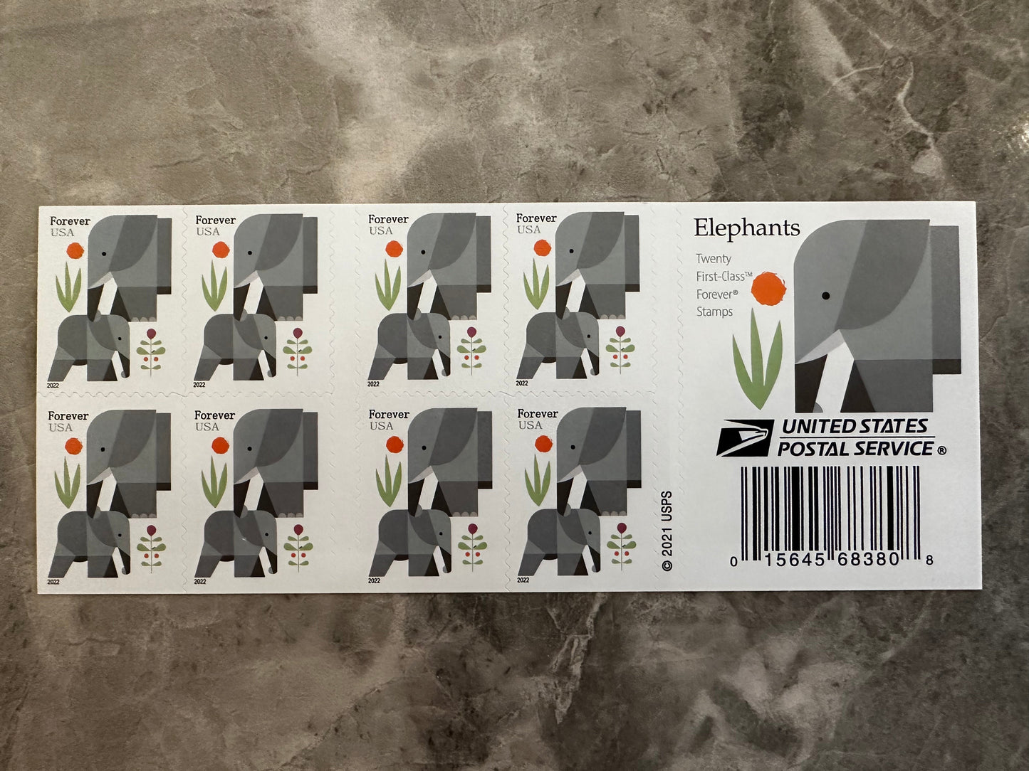 Cartoon Elephants Star First Class Postage Forever Stamps - Stamps Co Online